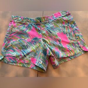 Lilly Pulitzer Pink and Blue Patterned Shorts